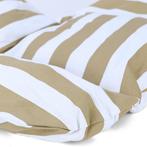 Hangstoel kussen - 2-delig - gestreept - bruin wit, Huis en Inrichting, Stoelen, Ophalen of Verzenden, Nieuw