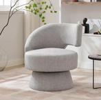 Grijze Draaistoel – Ergonomisch, Comfortabel &amp; 360° Rond, Huis en Inrichting, Stoelen, Verzenden, Nieuw, Eén, Stof