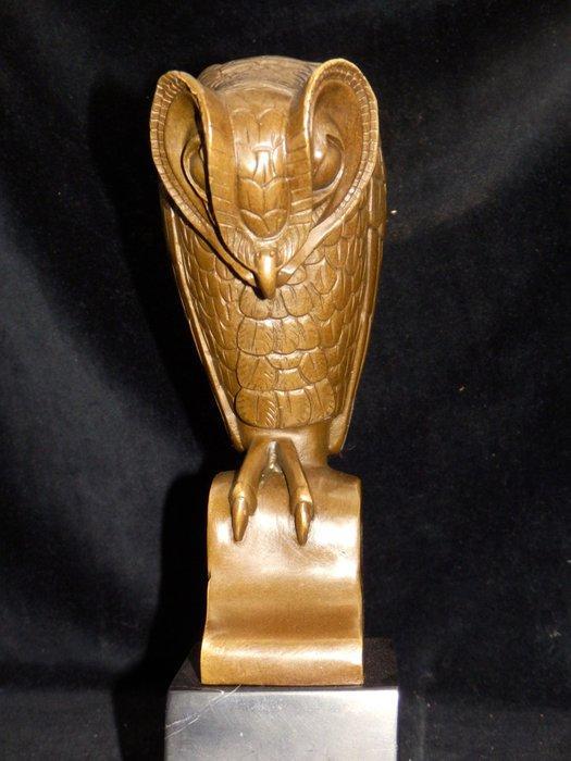 sculptuur, Fraaie bronzen Art Deco UIL - 25 cm - Brons,, Antiek en Kunst, Curiosa en Brocante