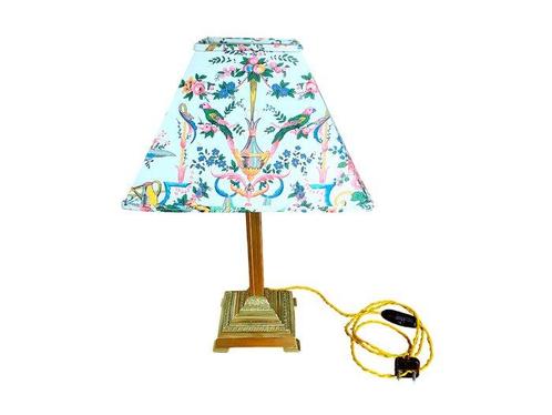 Tafellamp - Lampen, voet van het rijk en brons met een, Huis en Inrichting, Overige Huis en Inrichting