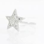 Ring - 18 karaat Witgoud - 0.46ct. tw. Diamant (Natuurlijk), Nieuw