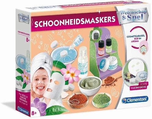 Wetenschap & Spel - Schoonheidsmaskers | Clementoni - Hobby, Hobby en Vrije tijd, Knutselen, Nieuw, Verzenden