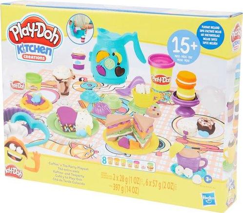 Play-Doh Kitchen Creations - Koffie- en theekransjespeelset, Kinderen en Baby's, Speelgoed | Educatief en Creatief, Nieuw, Verzenden