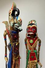 2 wayang golek poppen - Indonesië (Zonder Minimumprijs), Antiek en Kunst