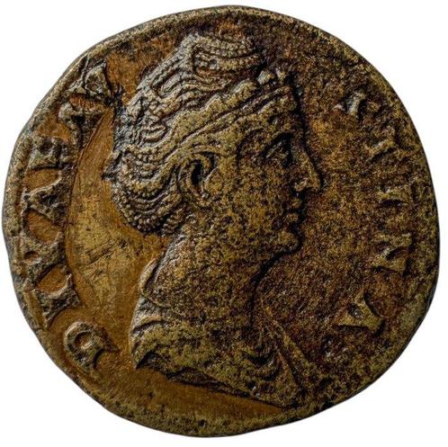 Romeinse Rijk. Faustina I († 140/1 n.Chr.). Sestertius, Postzegels en Munten, Munten | Europa | Niet-Euromunten