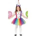Verkleedkleding clown jurk voor meisjes - Clown kleding, Kinderen en Baby's, Carnavalskleding en Verkleedspullen, Nieuw, Ophalen of Verzenden
