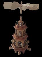 Kerstbeeldje ornament - Draaiende kerstpiramide, 3, Antiek en Kunst