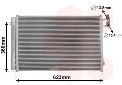 LUCHTCONDENSATOR VOOR BMW 1 E81/E82E/E87/E88 2004-2013, Auto-onderdelen, Airco en Verwarming, Nieuw, Ophalen of Verzenden