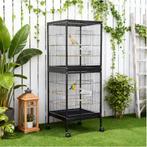 Stapelbare Vogelkooi met Rolstandaard en Zitstokken, Verzenden, Nieuw