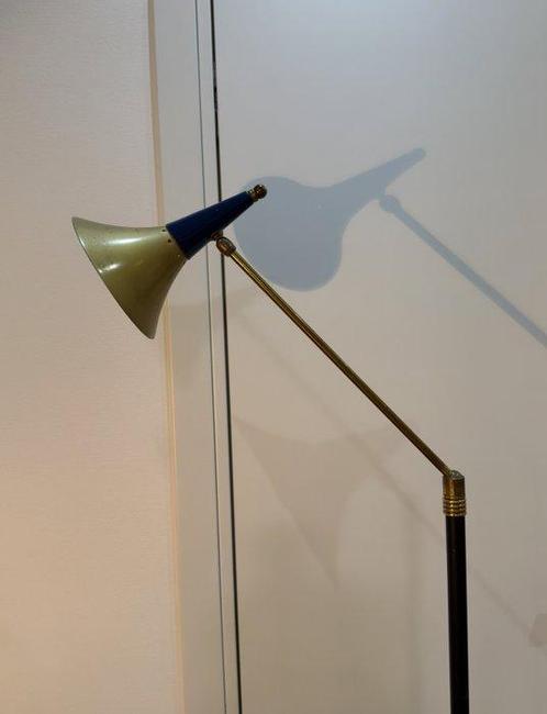 Staande lamp - Marmer, Messing, Antiek en Kunst, Antiek | Lampen
