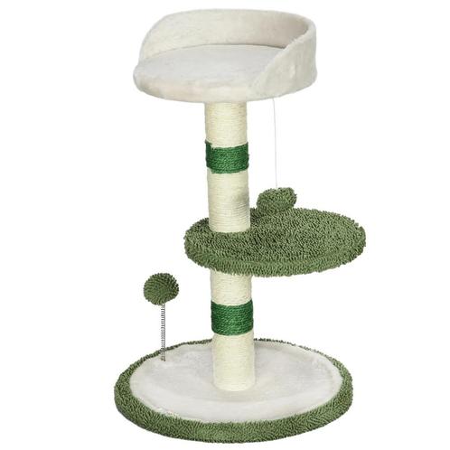 TRUUSK Kattenboom Klein 64H Cm Krabpaal Met Ligruimte & Spee, Dieren en Toebehoren, Katten-accessoires, Nieuw, Verzenden