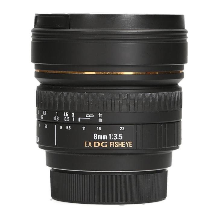 Sigma 8mm F3.5 EX DG Fisheye - Nikon F, Audio, Tv en Foto, Fotografie | Lenzen en Objectieven, Zo goed als nieuw, Ophalen of Verzenden