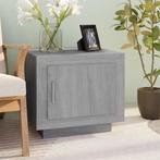 vidaXL Salontafel 51x50x45 cm bewerkt hout grijs sonoma, 50 tot 100 cm, Verzenden, Nieuw, 50 tot 100 cm