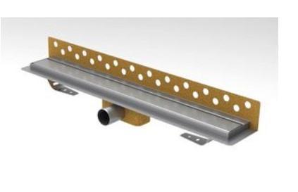 R-Line douchegoot rvs met wandflens 800x62mm ZU. 40mm bli..., Zakelijke goederen, Horeca | Meubilair en Inrichting, Verzenden