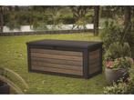 Keter Signature Walnut - Opbergbox tuin 630 L -, Huis en Inrichting, Verzenden, Nieuw