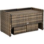 2-in-1 rotan loungeset Monopoli, bank en zitgroep - natuur, Tuin en Terras, Tuinsets en Loungesets, Verzenden, Nieuw