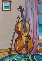 Betty Rullo (1955) - Il violoncello, Antiek en Kunst, Kunst | Schilderijen | Modern