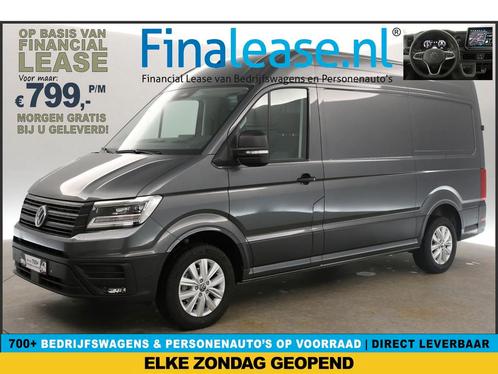 Volkswagen Crafter 2.0 TDI L3H3 Facelift NIEUW! AUT €799pm, Auto's, Bestelauto's, Lease, Automaat, Diesel, Volkswagen, Zilver of Grijs