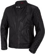 Bogotto Chicago Retro Black Leather Motorcycle Jacket, Jas | textiel, Nieuw met kaartje, Bogotto, Heren