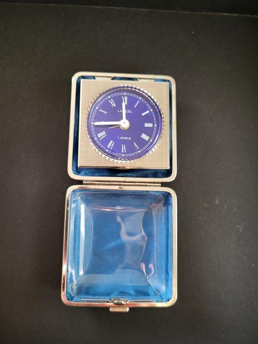 Reisklok - Lancel - Vintage Verzilverd - 1950-1960, Antiek en Kunst, Curiosa en Brocante
