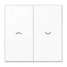 Jung LS990 bedieningswip DRUK-rolluikschakelaar alpinwit, Doe-het-zelf en Verbouw, Elektra en Kabels, Stopcontact, Nieuw