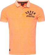 Superdry Vintage Superstate Polo Heren Poloshirt - Oranje -, Nieuw, Verzenden