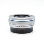 Olympus 14-42mm F3.5-5.6 EZ M.Zuiko Digital ED Zilver (Occ), Ophalen of Verzenden, Zo goed als nieuw, Groothoeklens, Zoom