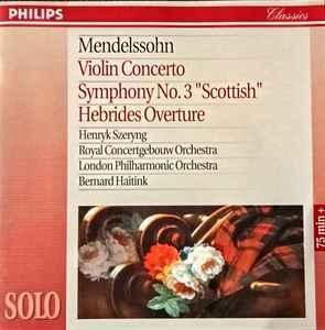 cd - Mendelssohn - Violin Concerto / Symphony No. 3 Scot..., Cd's en Dvd's, Cd's | Overige Cd's, Zo goed als nieuw, Verzenden