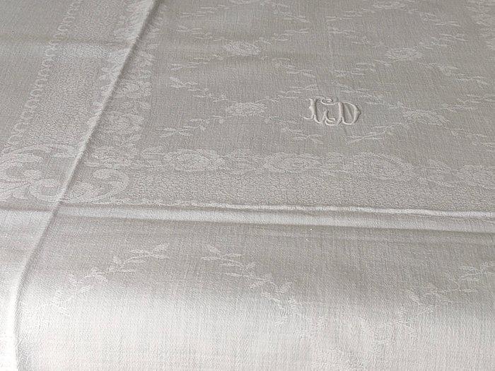 Tafelkleed - 214 cm - 159 cm - Nappe, Antiek en Kunst, Antiek | Kleden en Textiel