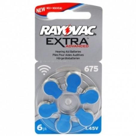 Rayovac 675 Extra Advanced Gehoorapparaat batterijen 1x B..., Audio, Tv en Foto, Accu's en Batterijen, Nieuw, Verzenden