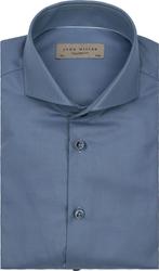 John Miller Overhemd Twill Indigo maat 39 Heren, Kleding | Heren, Overhemden, Verzenden, Nieuw, Blauw, John Miller