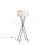 Marset Cala Metal Vloerlamp, zwart/wit (Staande lampen), Huis en Inrichting, Lampen | Vloerlampen, Verzenden, Nieuw