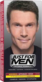 JUST FOR MEN MIDDENBRUIN HAARVERF PAK 1 STUK, Sieraden, Tassen en Uiterlijk, Uiterlijk | Haarverzorging, Verzenden, Nieuw