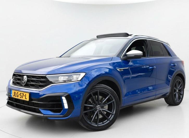 Zakelijke Lease |  Volkswagen T-Roc R 2.0 TSI 300PK DSG 4MOT, Auto's, Volkswagen, Dealer onderhouden, Lease, Zwart, Automaat, SUV of Terreinwagen