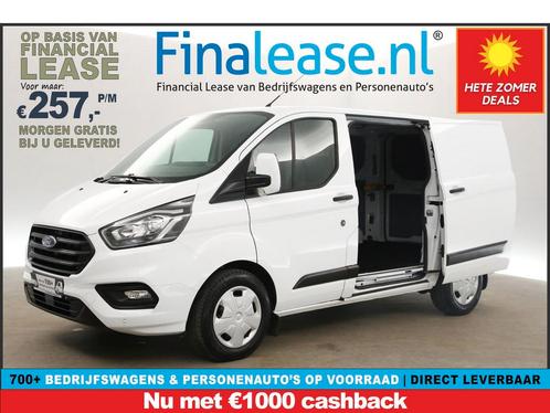 Ford Transit Custom 300 2.0 TDCI L1H1 AUT Airco PDC €257pm, Auto's, Bestelauto's, Lease, Automaat, Diesel, Ford, Wit, Verzenden