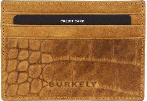 BURKELY Croco Cody CC Holder Creditcardhouder - Geel, Sieraden, Tassen en Uiterlijk, Portemonnees, Verzenden