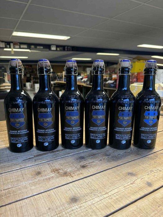Chimay - Grande Réserve - 37,5cl - 6 flessen, Verzamelen, Wijnen