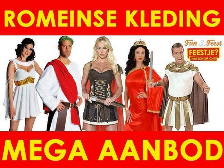 Romeinse carnavalskleding- Mega aanbod Romeinse kleding, Kleding | Heren, Carnavalskleding en Feestkleding, Kleding, Nieuw, Ophalen of Verzenden