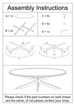 Sturdy Oval 130 cm-12668, Huis en Inrichting, Tafels | Salontafels, Ophalen of Verzenden, Nieuw