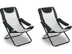 Feel Home - Dormi Buiten zitstoel - Scissor - Zwartwit - 2, Caravans en Kamperen, Kampeermeubelen, Verzenden, Nieuw