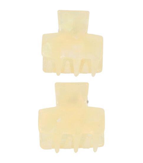 Haarspeld Klem Klein Recht Marmer 3cm Parelmoer Geel, Sieraden, Tassen en Uiterlijk, Uiterlijk | Haarverzorging, Verzenden