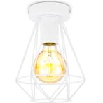 B.K.Licht - Decoratieve witte plafondlamp - Metaal - Industr, Verzenden, Nieuw