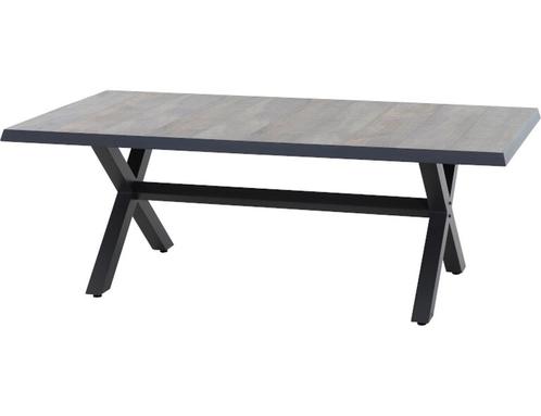 Siena Garden Sincro Eettafel 200x100cm Antraciet/Grijs -, Tuin en Terras, Tuintafels, Ophalen of Verzenden