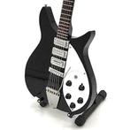 Miniatuur Rickenbacker 350 V63 gitaar met gratis standaard, Ophalen of Verzenden, Nieuw, Pop, Beeldje of Miniatuur