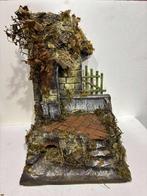 sculptuur, Presepe Napoletano Scenografia - 47 cm - Hout,, Nieuw