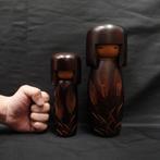 Uniek ontwerp Sosaku Kokeshi  / kokeshi pop - Hout -