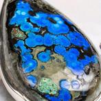Extreem zeldzaam! Kostbare Azuriet Malachiet cabochon uit, Verzamelen, Mineralen en Fossielen