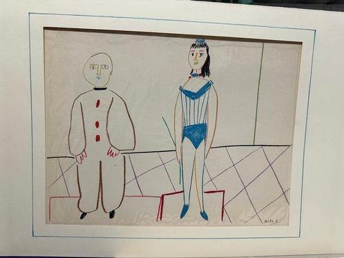Pablo Picasso (1881-1973) - Clown & Woman, Antiek en Kunst, Antiek | Overige Antiek