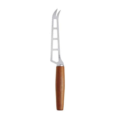 Triangle Kaasmes Sense – 27 cm – RVS met Pruimenhouten H, Huis en Inrichting, Keuken | Bestek, Nieuw, Ophalen of Verzenden