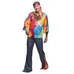 Retro Flower Power Kostuum Man Marley, Kleding | Heren, Ophalen of Verzenden, Nieuw